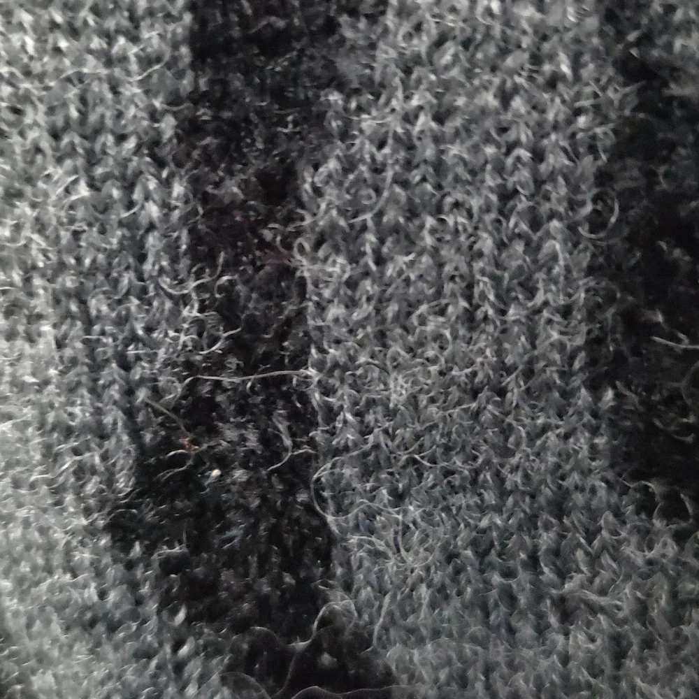Deane & White Black And Grey Zebra Print Zip Up Cardigan Sweater